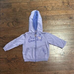 Jean Bourget Girls Purple Hoodie Size 2T